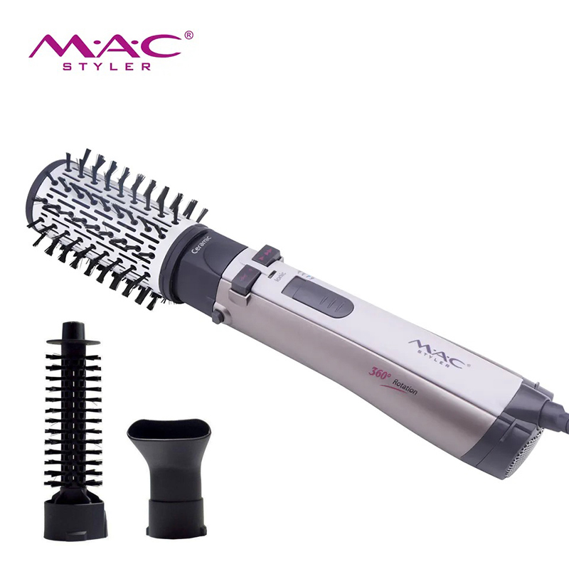 3- 1 Arada MAC Styler MC-6620 Kramik Örtüklü Multistyler Fen Professional Orjinal Fırça Fen